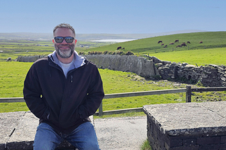 Eamonn Edge candid shot